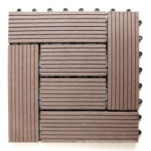 China Factory Directly Supply WPC Solid Wood Plastic Composite Interlocking Decking Tiles